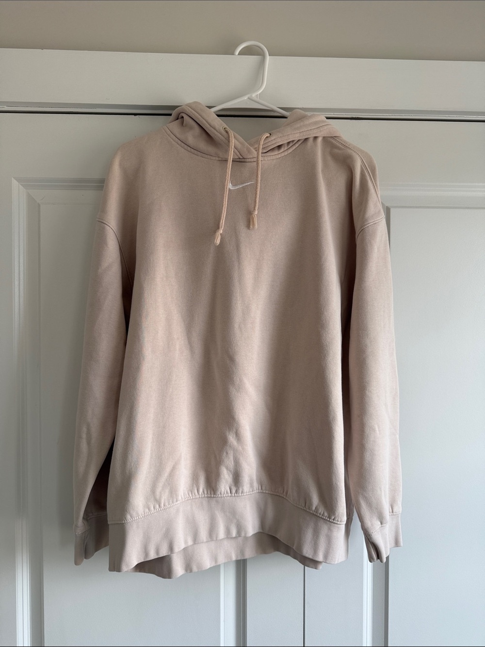 Nike Light Beige Crewneck Hoodie